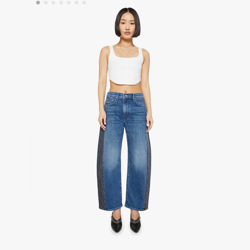 MOTHER Half Pipe Flood Jeans